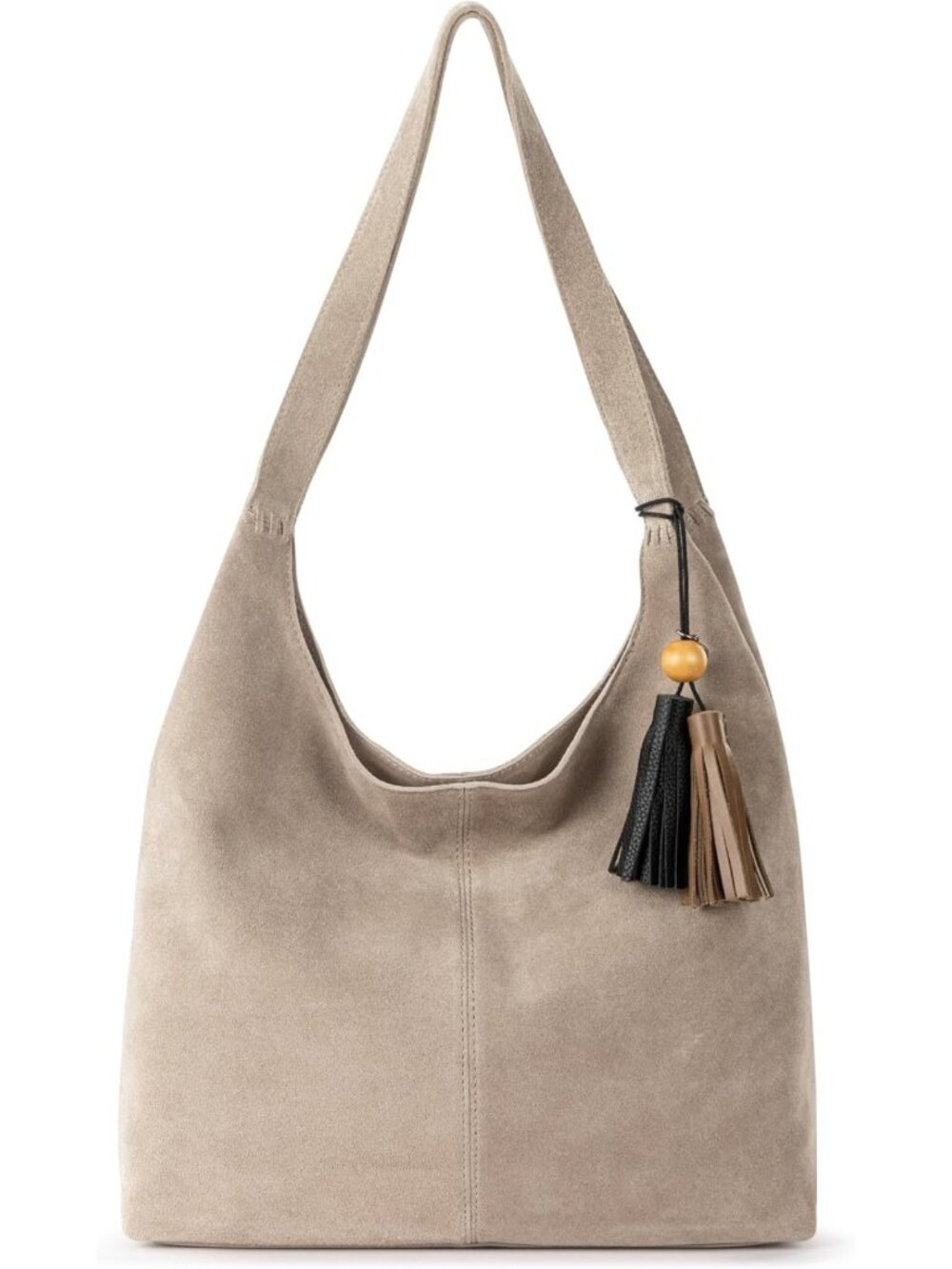 Stylish Large Leather Hobo Bag with Double Straps - Chic Shoulder Purse